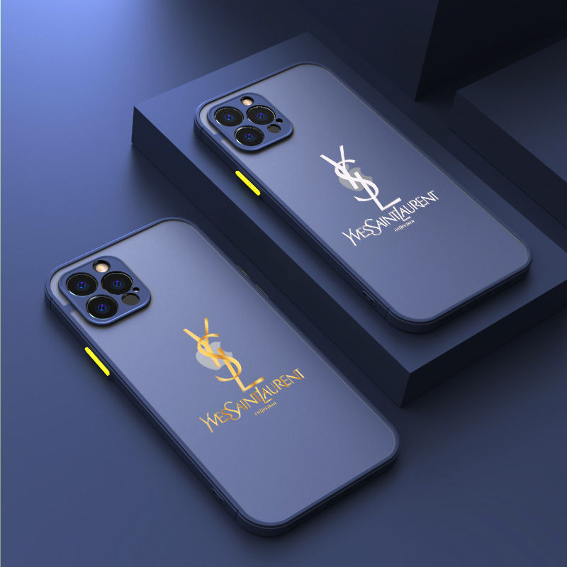 Replica Designer YSL Letter Pattern Simple Silicone Transparent Apple Iphone Phone Case