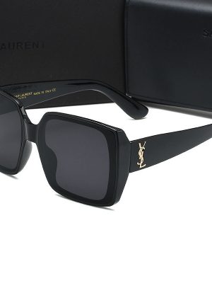 Replica Designer YSL Women Fashion Anti-Ultraviolet Square Personality Sunglasses