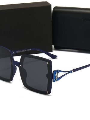 Replica Designer YSL Women Fashion Square Frame Sunglasses