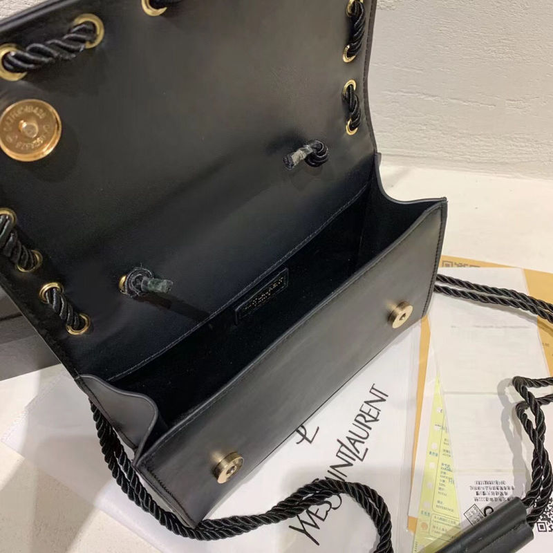 Réplica Diseñador YSL Mujer Color Sólido Temperamento Pequeño Bolso Mensajero Cuadrado