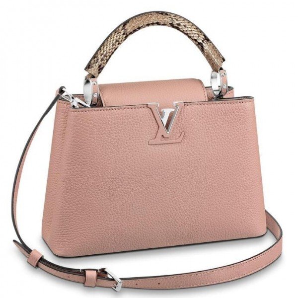 Replica Louis Vuitton Capucines BB Bag With Python Handle N92042 BLV816 For Sale