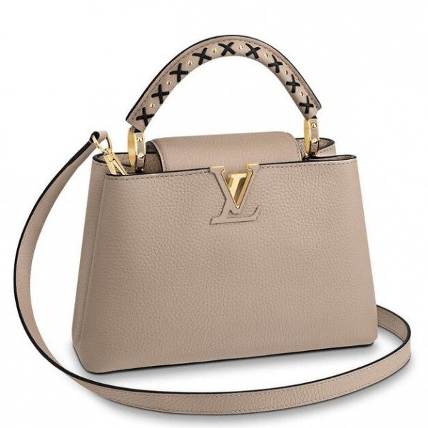 Replica Louis Vuitton Capucines BB Bag With XOXO Motif Handle M52384 BLV814 For Sale