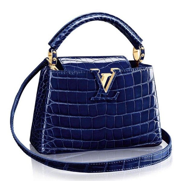 Replica Louis Vuitton Capucines Mini Crocodile Bag N93074 BLV806 For Sale