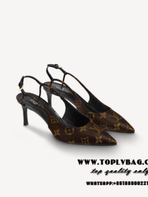 Replica Louis Vuitton Cherie Slingback Pump LV 1A5NUF For Sale