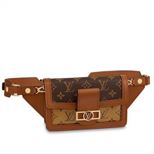 Replica Louis Vuitton Dauphine Bumbag Monogram Reverse M44586 BLV301 For Sale